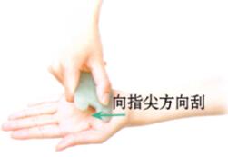 眉眼间皱纹刮痧